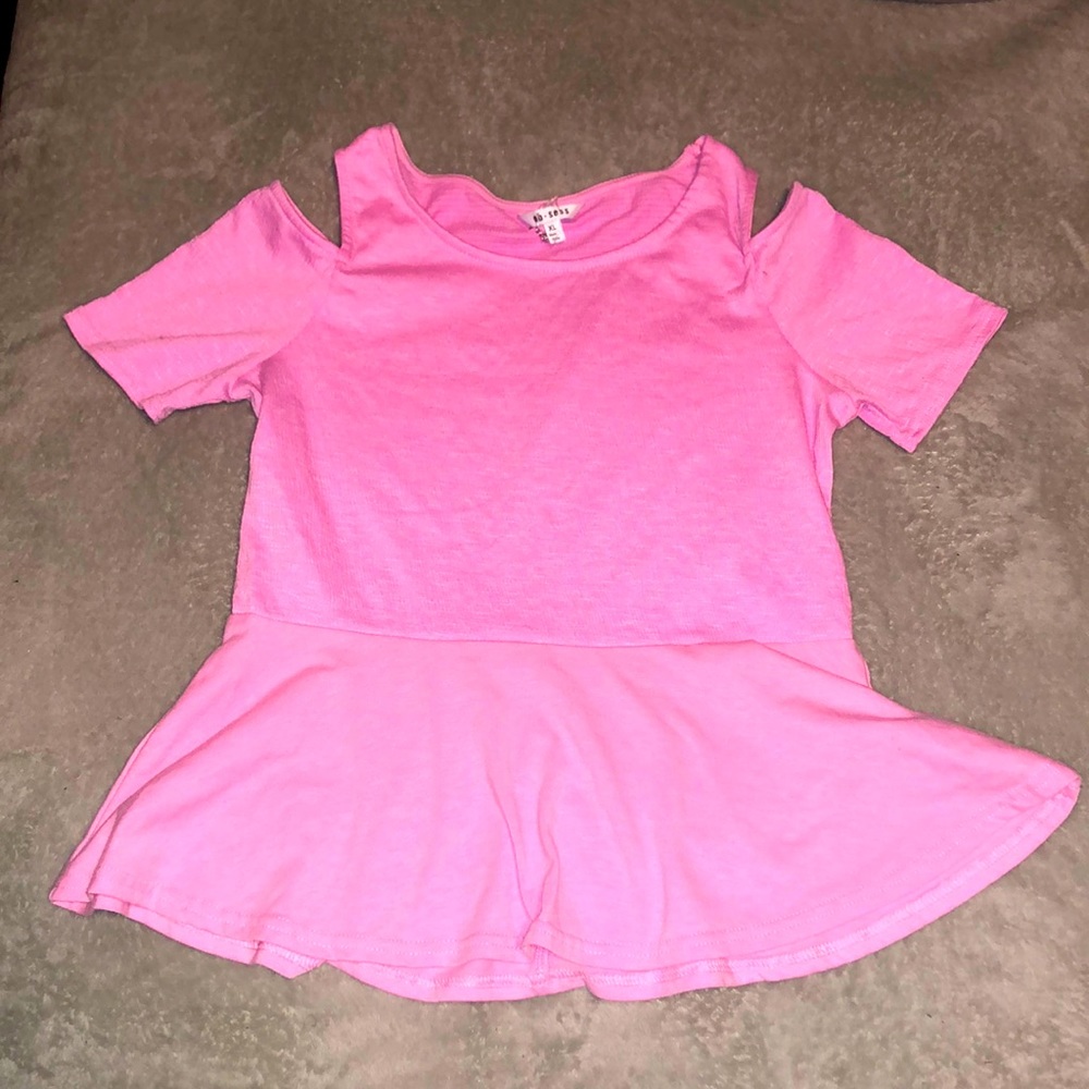 Pink blouse shirt for kids